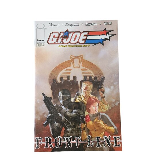 Image GI Joe #1 Front Line 2002 Comic Book Collector Bagged Boarded - Picture 1 of 2